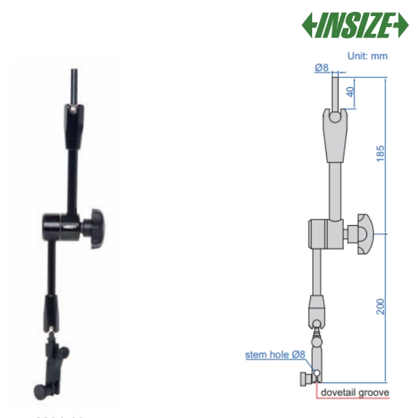 6294-1A Support standard pour comparateur INSIZE – Image 1