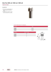 Comparateur à levier MarTest 800 a4 / 800 a6 / 800 a8 – Image 2