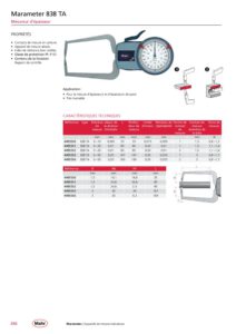 Mesureur d’épaisseur IP65 Marameter 838 TA – Image 2