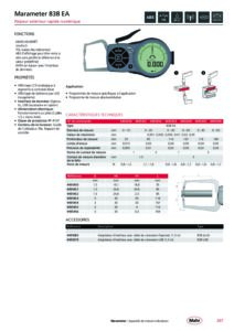 Palpeur extérieur rapide numérique IP67 Marameter 838 EA – Image 2