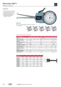 Mesureur d’intérieur IP65 Marameter 838 TI – Image 2