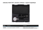 Coffret Indicateur RUBYTAST, standard, métrique + support magnétique – Image 2