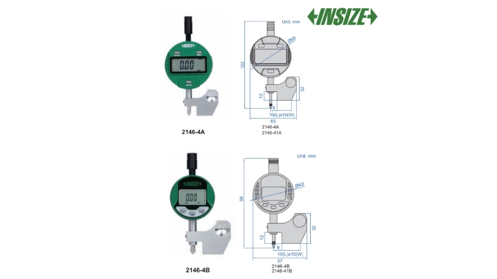 Mini mesureur de hauteur numérique INSIZE