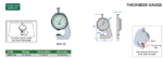 MINI Mesureur d'épaisseur à montre  INSIZE – Image 2