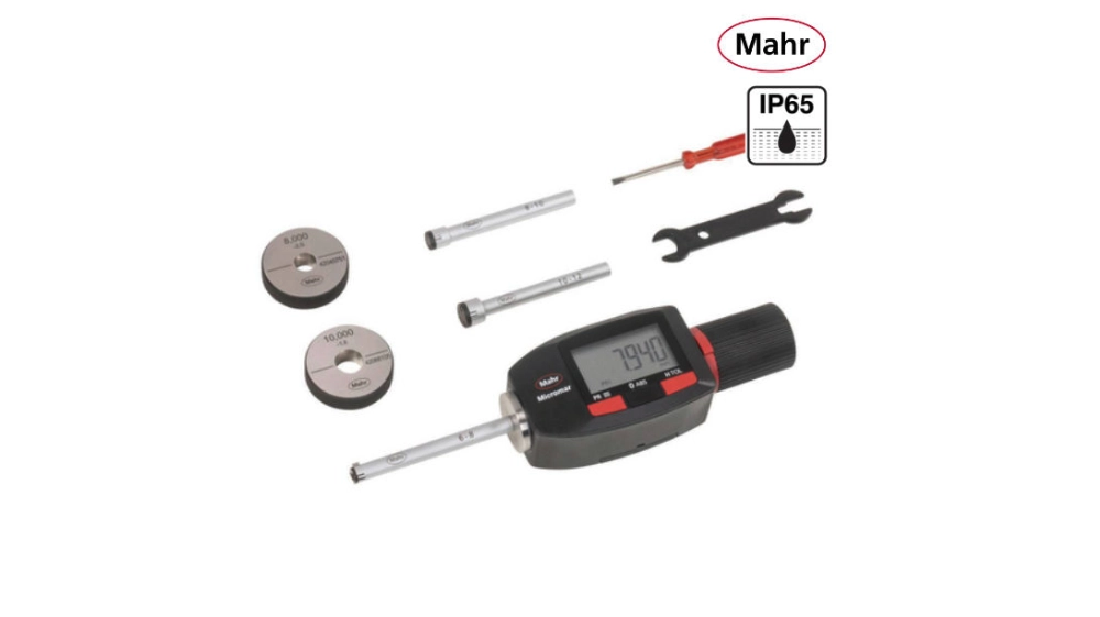 Coffret Micromètre intérieur numérique à 3 touche IP 65 sortie de données sans fil Micromar 44 EWRI