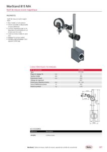 Statif de mesure à socle magnétique MarStand 815 MA – Image 2