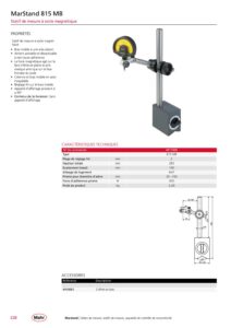 Statif de mesure à socle magnétique MarStand 815 MB – Image 2