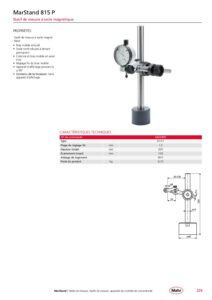 Statif de mesure à socle magnétique MarStand 815 P – Image 2