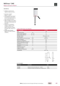 Palpeur de mesure inductif (pour millimar c 1240 M) Millimar 1340 – Image 2