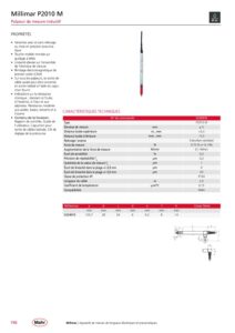 Palpeur de mesure inductif  IP64 Millimar  P2010 M – Image 2