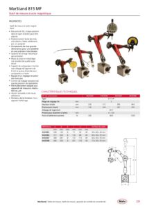 Statif de mesure à socle magnétique MarStand 815 MF – Image 2