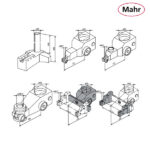Socle de table de mesure avec colonne MarStand