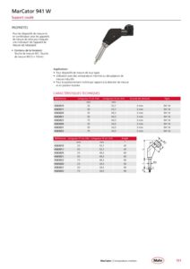 Support coudé pour comparateur ou palpeur MarCator 941 W – Image 2
