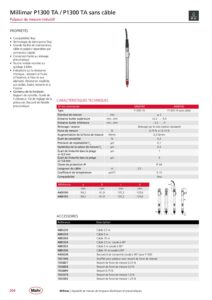 Palpeur de mesure inductif IP64 Millimar P1300 TA / P1300 TA sans câble (Compatible TESA) – Image 2