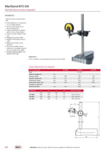 Statif de mesure à socle triangulaire MarStand 815 GN – Image 2