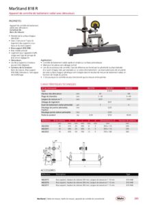 Appareil de contrôle de battement radial avec dérouleurs MarStand 818 R – Image 2