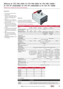 Module pour moyens de mesure pneumatiques Millimar N 1701 – Image 2