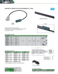 Règles linéaires magnétiques (type incrémental) IP65 INSIZE – Image 2