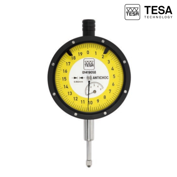 Comparateur à cadran rotatif standard (Resolution 0,002mm Capacité 5mm )Antichoc IP40 TESA