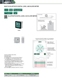 Niveau et inclinomètre numériques Bluetooth intégrés INSIZE – Image 2