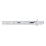 Règle de poche avec clip coulissant INSIZE