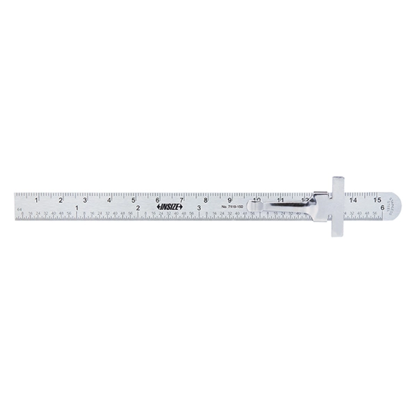 7119-150 Règle de poche avec clip coulissant INSIZE – Image 1