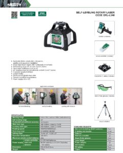 Laser rotatif autonivelant IP65 INSIZE – Image 2