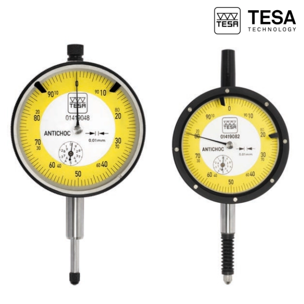 VAR01419048 Comparateur à cadran rotatif standard (Resolution 0,01mm Capacité 10mm )Antichoc IP40 TESA – Image 1