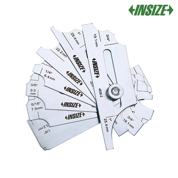 Éventail de Jauge pour mesure de soudure d'angle INSIZE