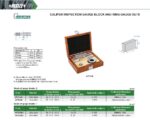 Jeu de cales d'inspection et bague étalon pour pied à coulisse INSIZE (10 à 131.4 mm) - Classe 1 – Image 2