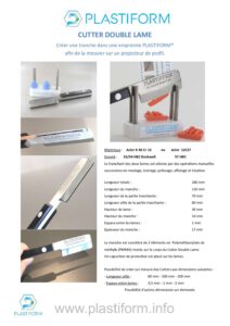 Cutter Double Lame – Image 4