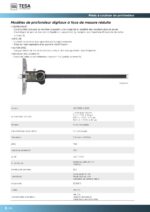 Jauge de profondeur digital TESA TWIN-CAL IP67 avec envoi de données – Image 2
