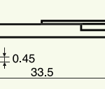 Stylet (profil de rugosité) (0102508)
