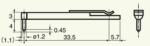 Stylet (profil de rugosité) (0102508)