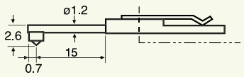 Stylet (profil de rugosité) (0102509)
