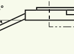 Stylet L=22 mm L1=5 mm – pointe 5 µm 90° (0102513)