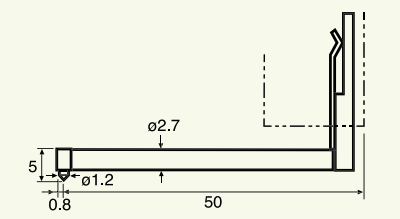 Stylet (profil de rugosité) (0102541)