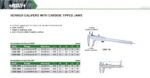 Pied à coulisse à vernier avec becs à pointe carbure INSIZE – Image 2