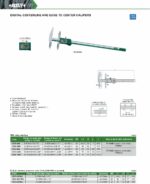 Pied à coulisse numérique pour mesure d'entraxe (Touche pointu) INSIZE – Image 2