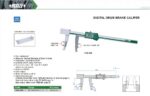 Pied à coulisse numérique pour mesure de frein à tambour avec butée INSIZE – Image 2
