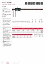 Pied à coulisse numérique IP65 avec accessoires pour mesures spéciales MarCal 18 EWR-V – Image 2
