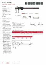 Pied à coulisse numérique IP67 avec accessoires pour mesures spéciales MarCal 16 EWR-V – Image 2