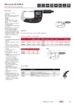 Micromètre extérieur numérique à touches fine IP65 Micromar 40 EWR-B – Image 2