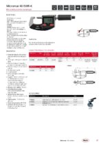 Micromètre extérieur numérique pour hauteurs de sertissage  IP65 Micromar 40 EWR-K – Image 2