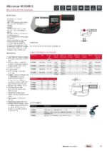 Micromètre extérieur numérique à touches couteau IP65 Micromar 40 EWR-S – Image 2
