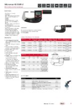 Micromètre extérieur numérique à touches interchangeables IP65 Micromar 40 EWR-V – Image 2