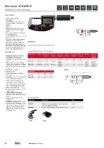 Micromètre extérieur numérique à touches bombée IP65 Micromar 40 EWRi-R sans fil – Image 2