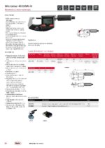 Micromètre extérieur numérique pour hauteurs de sertissage  IP65 Micromar 40 EWRi-K sans fil – Image 2