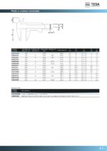 Pied à coulisse à vernier TESA à double résolution, avec ou sans autobloquant – Image 2