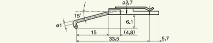 Stylet L=22 mm L1=5 mm – pointe 2 µm 60° (DM43813)